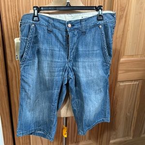 VINTAGE DENIM MENS SHORTS BY H&M SIZE 34 NWT